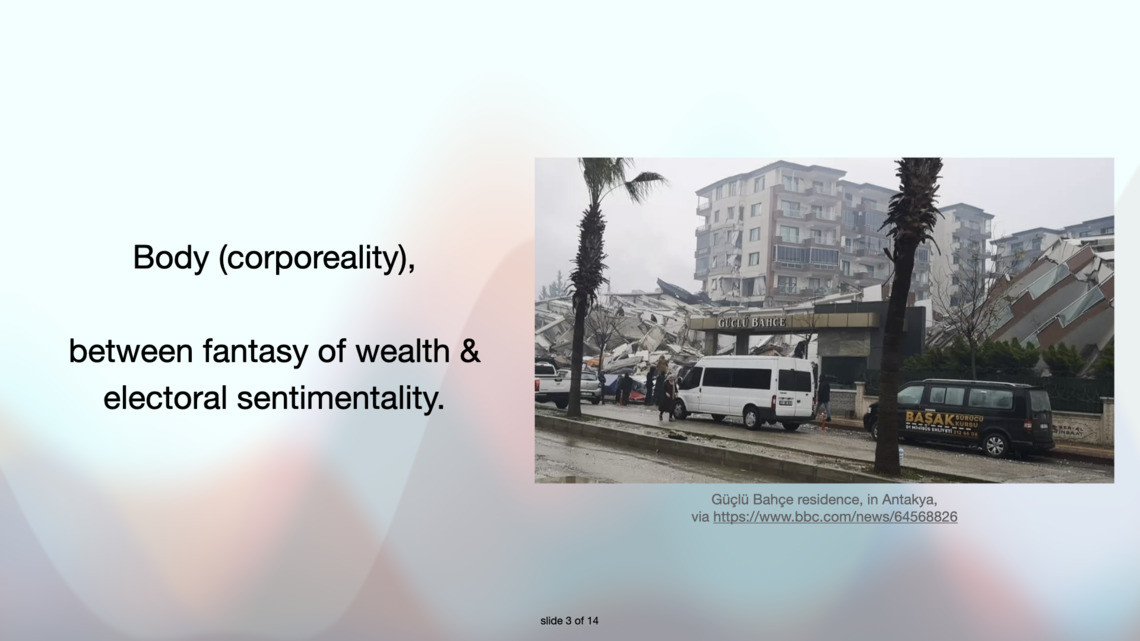 A slide from Lacin Tutalar's presentation